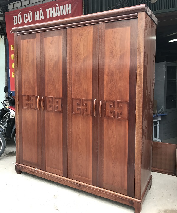 tủ quần áo gỗ xoan đào hàng đặt đóng