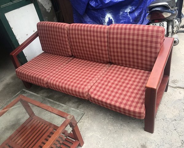 bộ sofa gỗ đệm gỗ tự nhiên 2