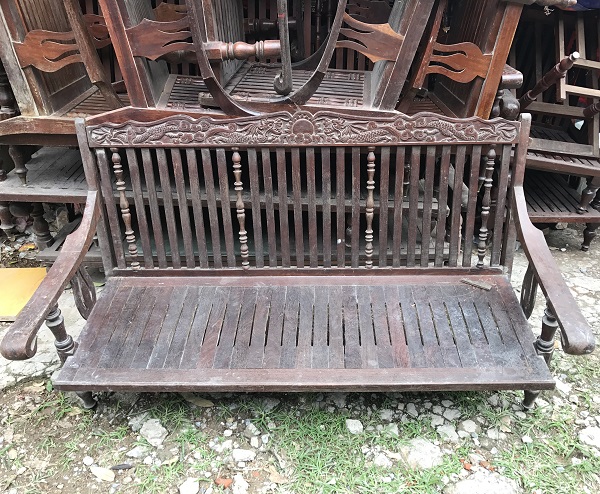 bộ salon gỗ lim đục rồng 1