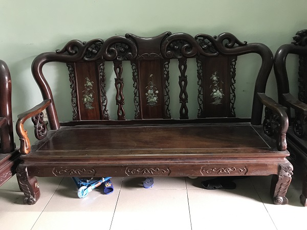 Bộ bàn ghế quốc đào gỗ gụ 6 món_3