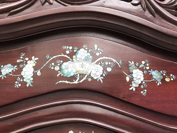 Tủ góc gỗ gụ ta kích thước 70x215cm _2