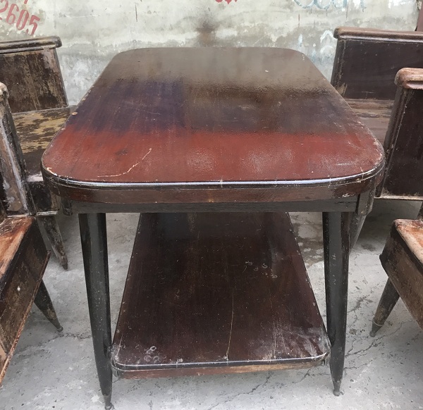 bộ bàn ghế salon thùng bao cấp 2