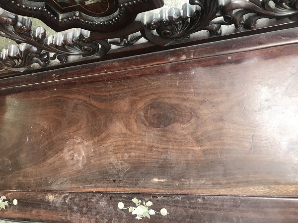 Bộ bàn ghế guột hoa lan tây gỗ gụ ta 4