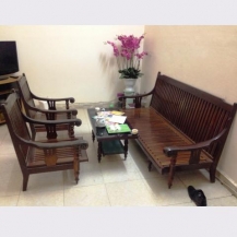 Bàn ghế salon nan