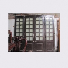 Cửa 4 cánh gỗ dổi