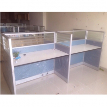 Bàn liền vách ngăn kt 120x60 cm thanh lý giá tốt