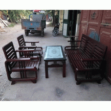 Bộ bàn ghế gỗ tự nhiên