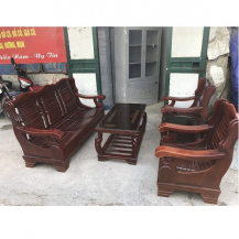 Bộ bàn ghế salon gỗ tự nhiên