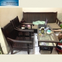 Bộ bàn ghế salon lan gỗ lim