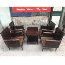 Bộ bàn ghế salon thùng bao cấp
