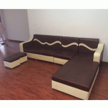 Bộ sofa da chữ L