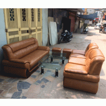 Bộ sofa da nhập khẩu mới 95%