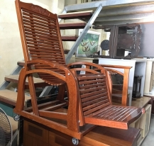 Ghế thư giãn gỗ lim mới 95%