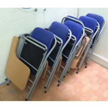 Ghế gấp liền bàn HP mới 100%