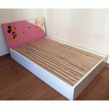 Giường ngủ gỗ công nghiệp mới 80%