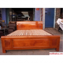 Giường gỗ tự nhiên thanh lý kt 180x200 giá tốt