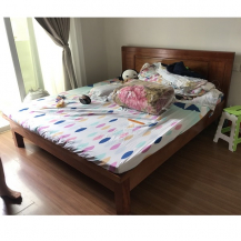 Giường gỗ xoan đào rát phản kích thước 180x200cm