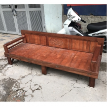 Giường ngủ, ghế đa năng kích thước 120x190cm gỗ xoan đào