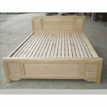 Giường ngủ gỗ sồi Nga mới 99%