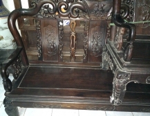 Bộ bàn ghế gỗ trắc minh đào tay 8