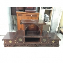 Kệ tivi gỗ gụ