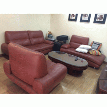 Bộ sofa da nhập khẩu cao cấp mới 90%