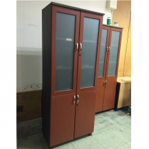 Thanh lý tủ tài liệu 2 cánh kính Fami mới 95% kích thước 200x80x45cm