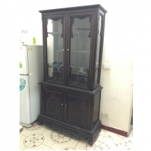 Tủ bày đồ, tủ rượu gỗ gụ ta