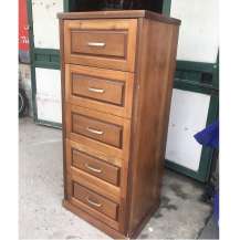 Tủ gỗ ngăn kéo gỗ xoan đào kt 66x156x55cm