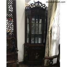 Tủ góc gỗ gụ ta 62x210cm