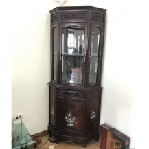 Tủ góc gỗ gụ ta