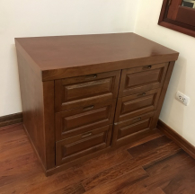 Tủ ngăn kéo gỗ xoan đào hàng đặt đóng