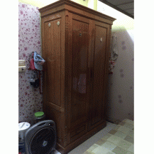 Tủ quần áo 2 buồng gỗ xoan đào