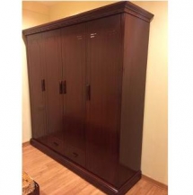 Tủ quần áo gỗ công nghiệp 4 buồng mới 90%