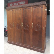 Tủ quần áo gỗ gụ kt 220x210x62cm