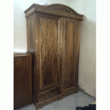 Tủ quần áo 2 buồng gỗ lát