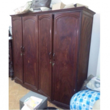 Tủ quần áo gỗ nghiến 4 cánh
