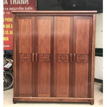 Tủ quần áo gỗ xoan đào hàng đặt đóng