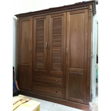 Tủ quần áo gỗ xoan đào kt 190x210x60cm