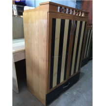Tủ quần áo thiết kế phòng trẻ kích thước 90x130x50cm gỗ veneer sồi