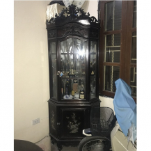 Tủ rượu góc gỗ gụ góc 55cm hàng kỹ