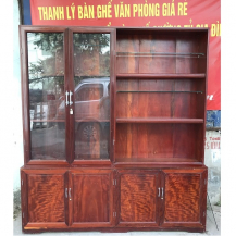 Tủ sách lỗ lim Thanh Hoá kích thước 180x35x200cm