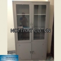 Tủ sắt cánh kính Hòa Phát