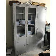 Tủ sắt hoà phát 3 buồng kích thước 120x45x190cm mới 95%