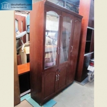 Tủ tài liệu 3 buồng màu cánh gián