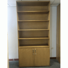 Tủ tài liệu gỗ veneer vân sồi mới 95%